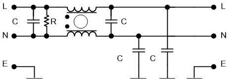 Temel EMI Filtre Devresi